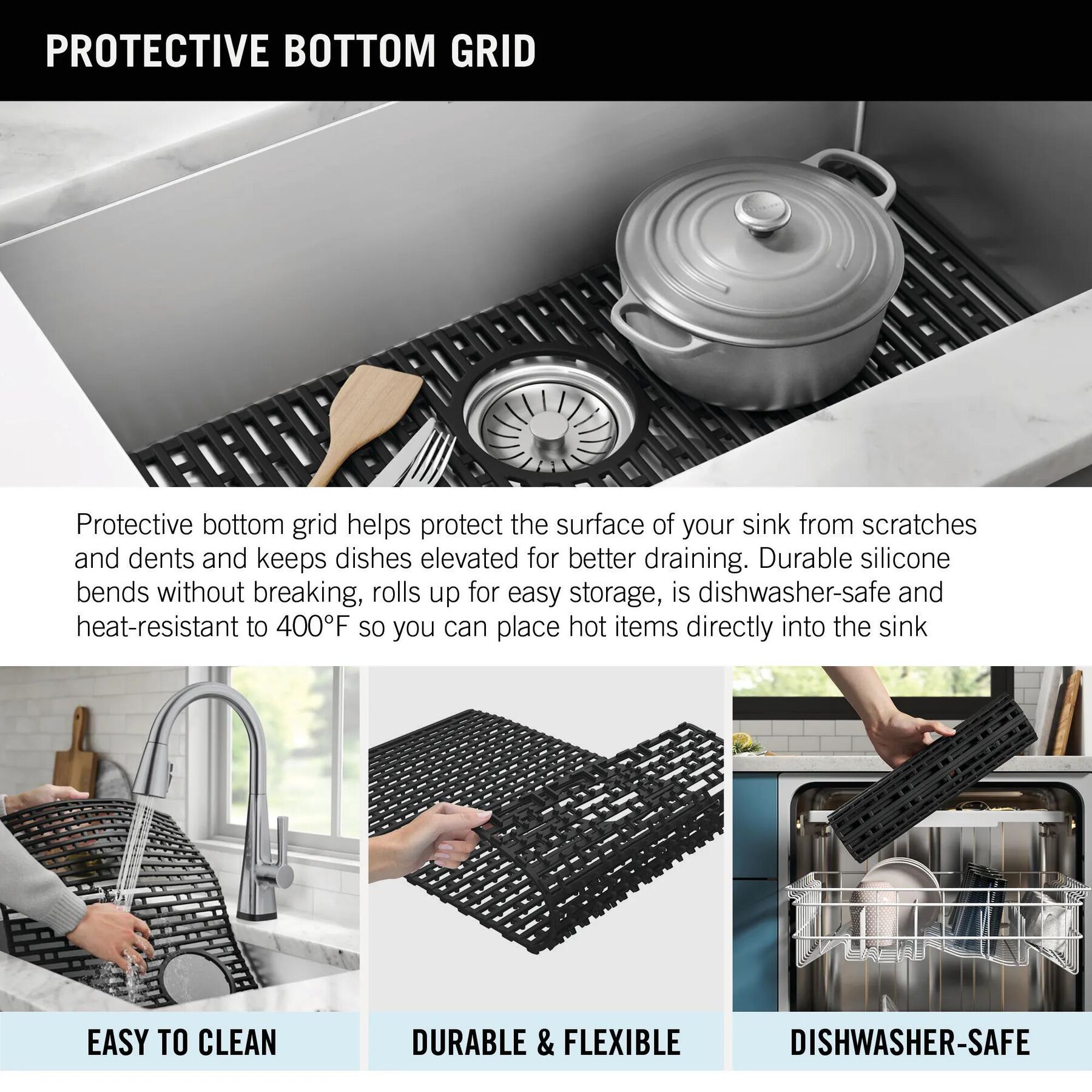 26&rdquo; Undermount Stainless Steel Single Bowl Kitchen Sink&nbsp;with Accessories